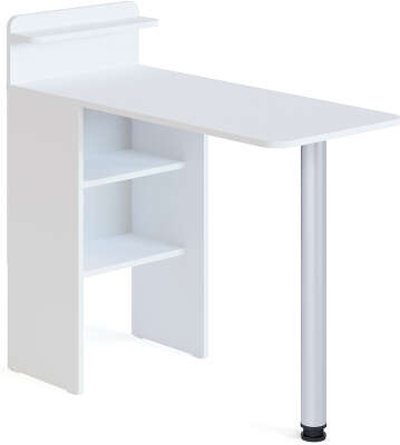 Стол для компьютера Сокол СП-19 складн. столешница ЛДСП белый каркас хром (00-00012723)