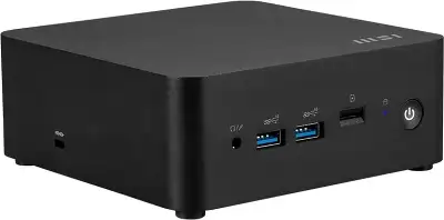 Неттоп MSI Cubi NUC 1M-044XRU Core 5 120U (1.4) 16Gb SSD512Gb Graphics CR без ОС 2xGbitEth WiFi BT 120W черный (9S6-B0B111-044)