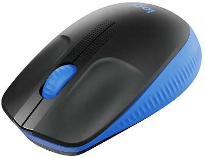 Мышь беспроводная LOGITECH M190 blue (USB, 1000dpi, 3but) (910-005907)