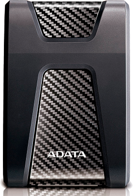 Жесткий диск внешний/ Portable HDD 1TB ADATA HD650 (Black), Silicone, USB 3.2 Gen1, 121x81x21mm, 201g /3 года/