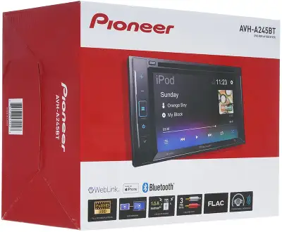 Автомагнитола Pioneer AVH-A245BT 2DIN 4x50Вт 6.2