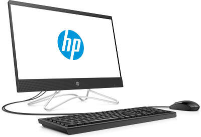 Моноблок HP 22-c0004ur 21.5" FHD A6-9225/4/500/R R5/WF/BT/Cam/Kb+Mouse/W10,черный (4HA09EA)