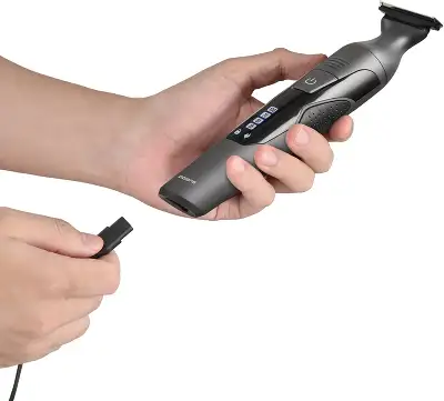 Триммер Polaris Ultra Blade PHC 1704 графитовый (насадок в компл:1шт)