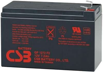 Батарея аккумуляторная для ИБП CSB GP1272 (28W) F2 12V 7.2Ah