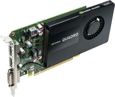 Видеокарта PNY Quadro K2200 4GB PCI-E 2xDPx28-bit DDR5 640 Cores 2xDP to DVI-D SL & DVI-I to VGA OEM