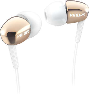 Наушники Philips SHE3900, белый-золотистый