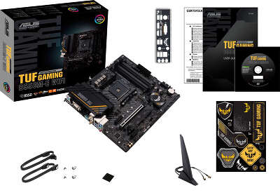 Материнская плата mATX LGAAM4 ASUS TUF GAMING B550M-E WIFI