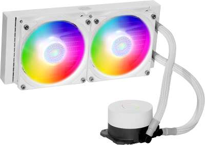 Жидкостное охлаждение Cooler Master MASTERLIQUID ML240L V2 ARGB WHITE EDITION