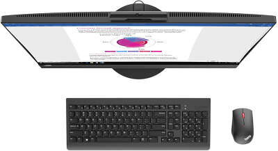 Моноблок Lenovo AIO V530-24ICB 23.8" FHD i3-8100T/8/256 SSD/Multi/WF/BT/Cam/Kb+Mouse/DOS,черный