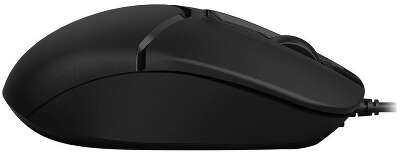 Мышь проводная A4Tech Fstyler FM12S black (оптическая (1200dpi) silent USB 3but) (FM12S BLACK)