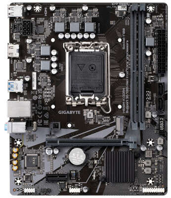 Материнская плата GIGABYTE H610M K DDR4 (LGA1700/H610/2xDDR4/mATX/HDMI) (H610M K DDR4)