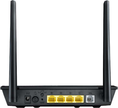 Модем xDSL Asus DSL-N16 RJ-11 VDSL2/ADSL2/2+/ADSL Annex A/B/I/J/L/M Wi-Fi VPN +Router внешний черный