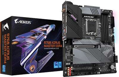Материнская плата ATX LGA1700 GIGABYTE B760 AORUS MASTER DDR4