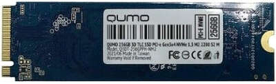 Твердотельный накопитель NVMe 256Gb [Q3DT-256GPPH-NM2] (SSD) Qumo Novation