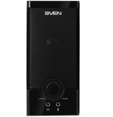 SVEN SPS-603, чёрный, акустическая система 2.0, USB, мощность 2x3 Вт(RMS)