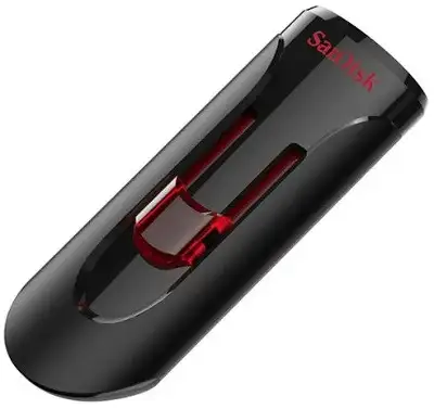 Флеш Диск Sandisk 64Gb Cruzer Glide SDCZ600-064G-G35 USB3.0 черный