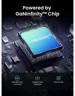 Зарядное устройство UGREEN X703 (35006) Nexode Pro 30W PD GaN Tech Charger EU. Цвет: серый