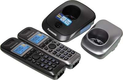 Р/Телефон Dect Panasonic KX-TG2512RU2 титан (труб. в компл.:2шт) АОН