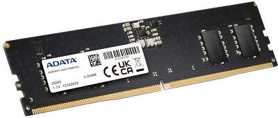 Модуль памяти ADATA 8GB DDR5 4800 DIMM AD5U48008G-S Non-ECC, CL40, 1.1V, 1024x16, RTL