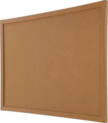Доска пробковая Cactus CS-CWBD-45X60 пробковая коричневый 45x60см деревянная рама пробка