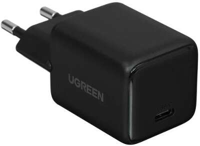 Зарядное устройство UGREEN X512 (55553) Mini 20W USB-C GaN Fast Charger EU. Цвет: черный