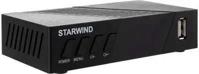Цифровая ТВ-приставка Starwind CT-140 черный