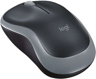 Мышь беспроводная Logitech M185 Grey серая, оптическая, 1000dpi, 2.4GHz,USB-ресивер Logitech Unifying® {10} (272815) 910-002252