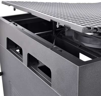 Корпус Thermaltake The Tower 100 CA-1R3-00S1WN-00 /Black/Win/SPCC/Tempered Glass*3 (525756)