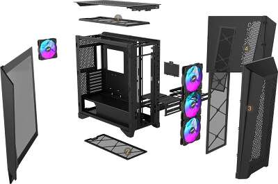 Корпус MSI MEG PROSPECT 700R, черный, EATX, Без БП (306-7G15R21-W57)