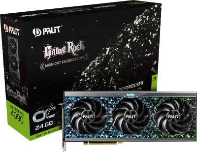 Видеокарта Palit NVIDIA nVidia GeForce RTX 4090 GameRock OC 24Gb DDR6X PCI-E HDMI, 3DP