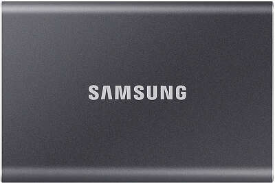 Внешний SSD Samsung 1TB T7 1.8", USB 3.2/Type-C, серый (MU-PC1T0T/WW)