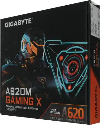 Материнская плата Gigabyte A620M GAMING X Socket AM5 AMD A620 4xDDR5 mATX AC`97 8ch(7.1) GbLAN RAID+HDMI+DP