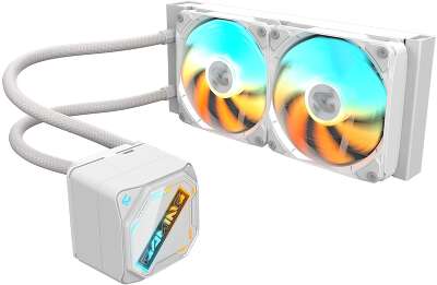 Жидкостная система охлаждения GIGABYTE Gaming GME 240I 2 x 120mm ARGB Fan, LGA 1200, LGA 1700, LGA 1851, AM5, AM4