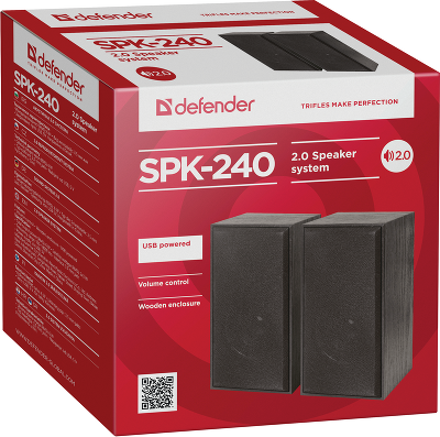 Defender Акустическая 2.0 система SPK 240 6 Вт, питание от USB
