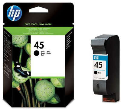 Картридж 45 для HP DJ 850C/970C/1600C, 0,930К (O) 51645AE/51645AA, BK