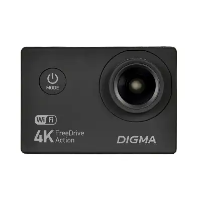 Видеорегистратор Digma FreeDrive Action 4K WiFi черный 8Mpix 2160x3840 2160p 150гр. Allwinner V3