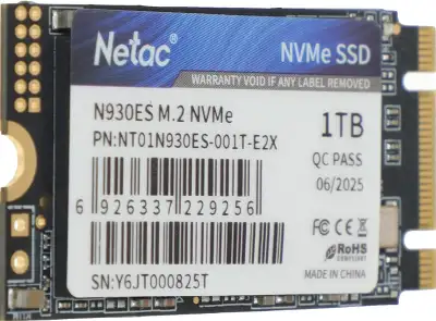 Твердотельный накопитель M.2 NVMe 1Tb Netac N930ES [NT01N930ES-001T-E2X] (SSD)