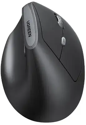 Беспроводная компьютерная мышка UGREEN M371 (75545) Multi-mode Wireless Mouse BT/2.4GHz. Цвет: черный