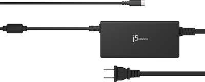 Зарядное устройство j5create 100W PD USB-C Super Charger, Black [JUP2290]