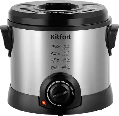 Фритюрница Kitfort КТ-2011 1200Вт серебристый/черный