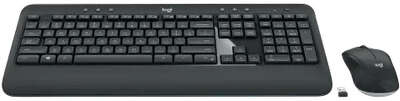 Комплект клавиатура+мышь беспроводной LOGITECH MK540 Advanced (Передовой) черный (USB, 1000dpi) (920-008686)