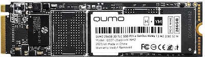 Твердотельный накопитель NVMe 256Gb [Q3DT-256GHHY-NM2] (SSD) Qumo Novation