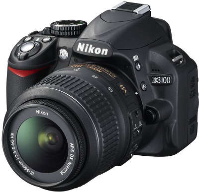 Цифровая фотокамера Nikon D3100 Double Kit (AF-S 18-55VR мм + EF-S 55-200 VR)