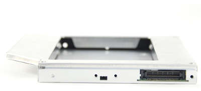 Адаптер Optibay AgeStar ISMR2S SATA-IDE алюминий серебристый 2.5" 12.5 мм