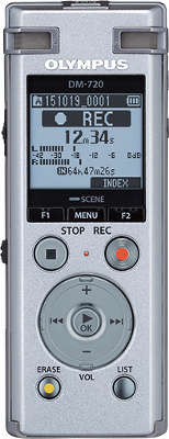 Цифровой диктофон Olympus DM-720 Silver