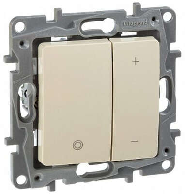 Диммер Legrand Etika скрыт. кноп. IP20 слоновая кость (672318)