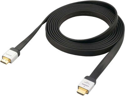 Кабель Sony HDMI v.1.4, 3 м, плоский [DLC-HE30HF]