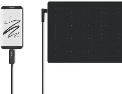 Графический планшет Huion Inspiroy RTM-500 USB Type-C черный