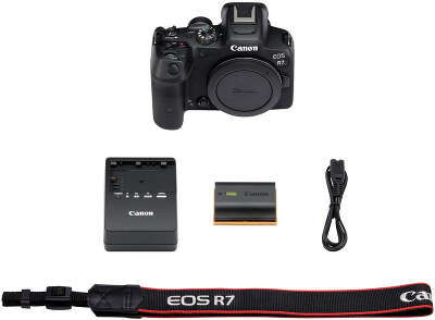 Фотоаппарат Canon EOS R7 черный 32.5Mpix 2.95" 4K WiFi LP-E6NH