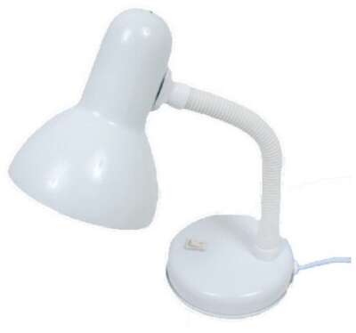 Camelion KD-301 С01 белый (Светильник настольный,230V 40...60W)